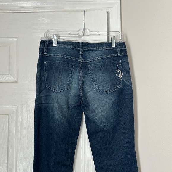 Vintage Baby Phat Fasions Silver Label Bootcut jeans Mid rise Size 7 Juniors Y2K - Picture 3 of 8